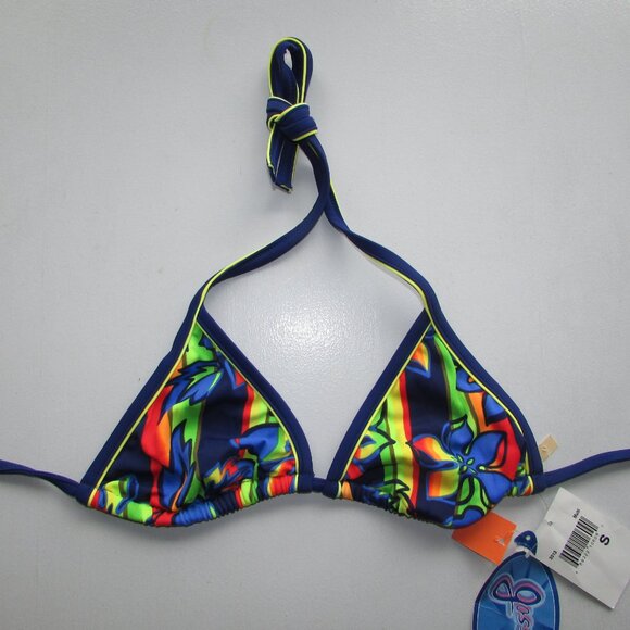 GOSSIP Colourful String Bikini Top - Sz S - NEW - Picture 2 of 4